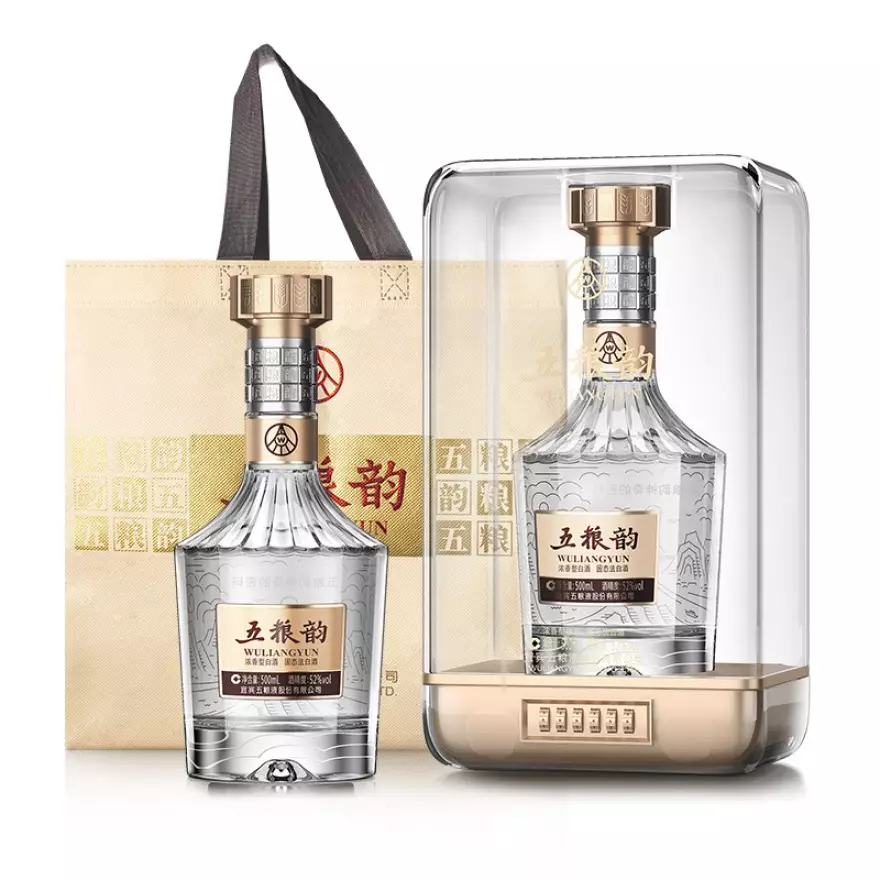 宜人宜礼五粮韵初心浓香型白酒52° 500ml*1瓶浓香型